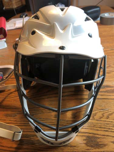 White Used Player Cascade CPV-R Helmet