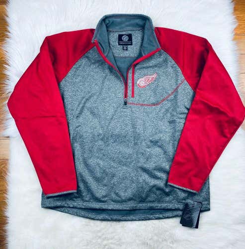 NHL Detroit Red Wings G-III Soft Shell 1/4 Zip Pullover Track Jacket Men's 2XL