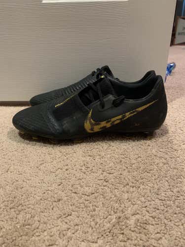 Black Men's Turf Cleats Phantom Venom Elite FG Cleats