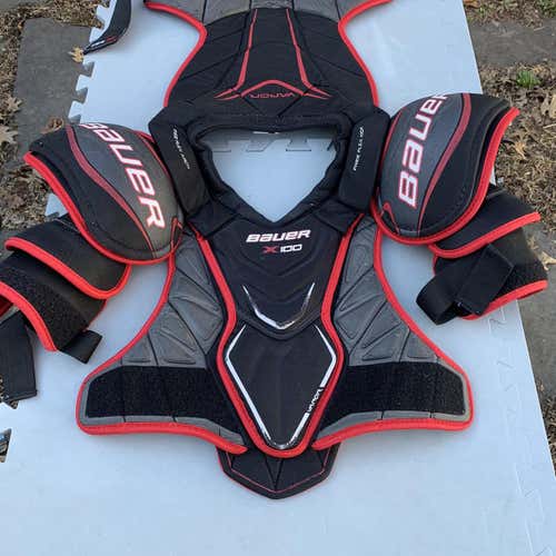 Used Senior Bauer Vapor X100 Large Shoulder Pads