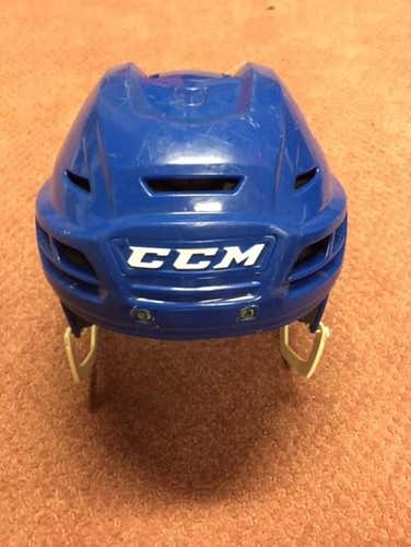 Blue Used Large CCM Resistance 300 Helmet Pro Stock