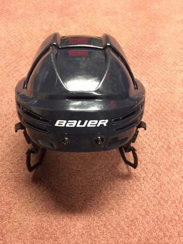 Blue Used Small Bauer Re-Akt 75 Helmet