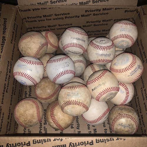 Used Rawlings 24 Pack Baseballs