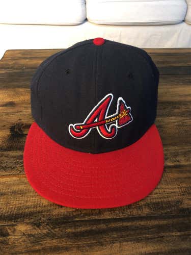 New Era Atlanta Braves Flatbrim Fitted Hat