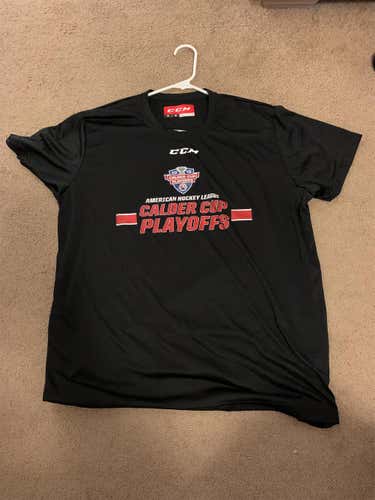 2019 AHL Calder Cup Playoffs CCM Shirt (dri fit) & Sauce Labatt Long sleeve T-shirt