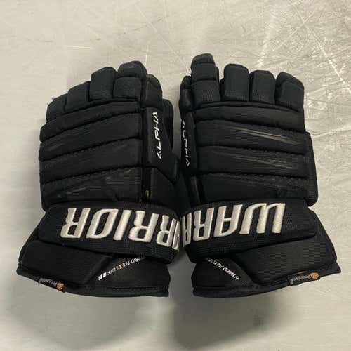 Black Used Warrior Alpha QX Pro 12" Gloves