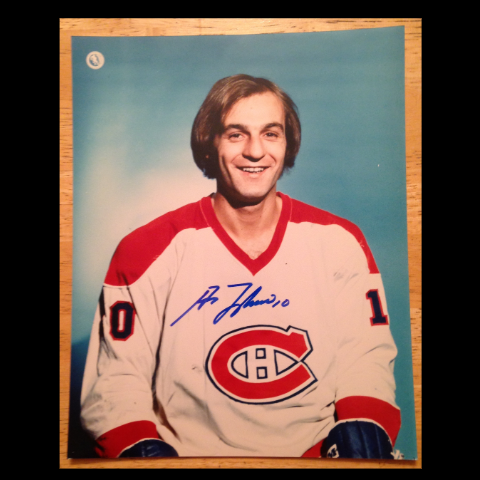 Guy LaFleur Montreal Canadiens Signed 8x10 Photograph