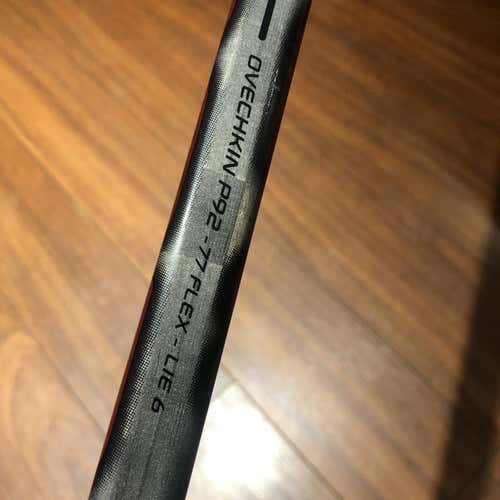 Used RH Bauer Vapor 1X 77 Flex P92 Hockey Stick