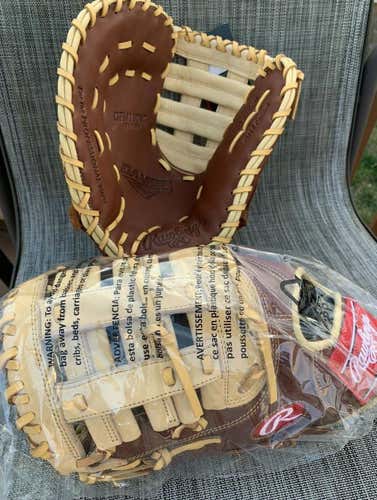 RAWLINGS GOLD GLOVE GAMER SERIES 12.5" FIRST BASE BASEBALL GLOVE Lefty GFM18DBC