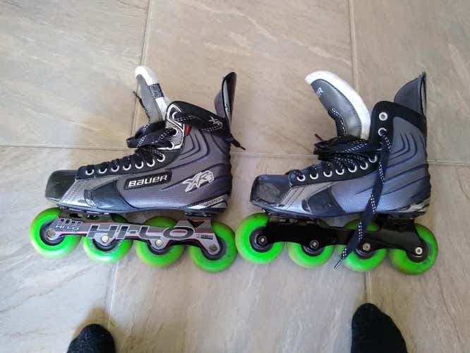 Senior Used Bauer Inline Skates D&R (Regular) Size 7