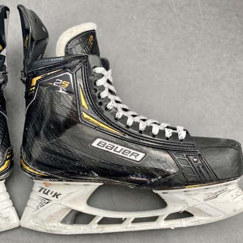 Used Bauer Supreme 2S Pro EE (Extra Wide) Pro Stock Size 8 Hockey Skates