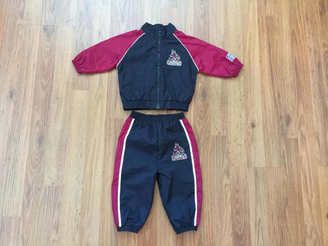 Arizona Coyotes NHL SUPER VINTAGE PHOENIX Infant Size 6-9 Months Track Suit!