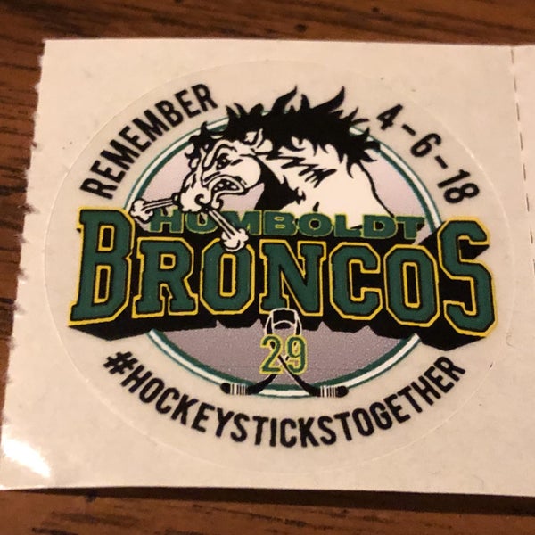 Remember Humboldt Broncos Junior Hockey Team Stickers - 5 Pack