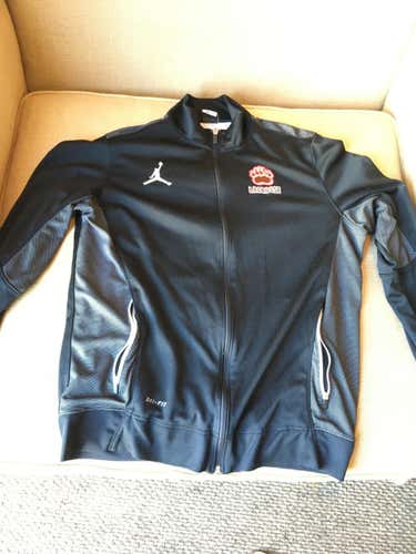 Brown Lacrosse Team Issued Jordan Zip-up pullover