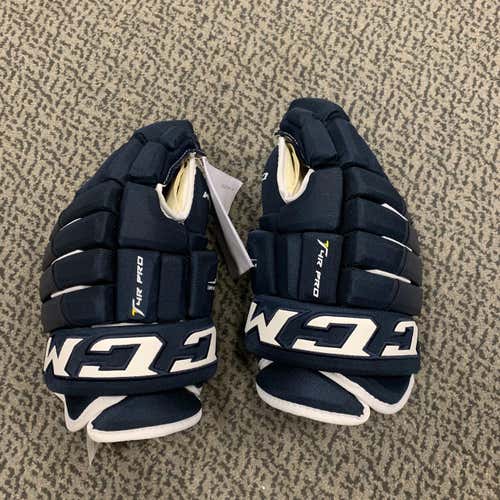 Blue New CCM Tacks 4 Roll Pro 14" Gloves