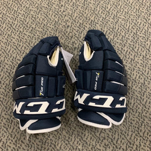 Blue New CCM Tacks 4 Roll Pro 14"  Gloves