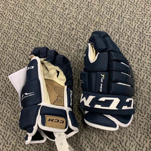 Blue New CCM Tacks 4 Roll Pro 15" Gloves