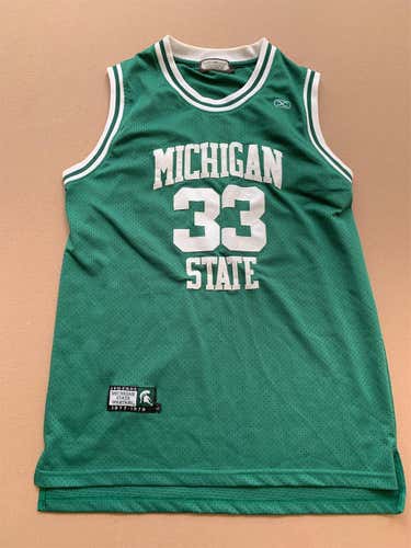 Green Magic Johnson Michigan State Jersey