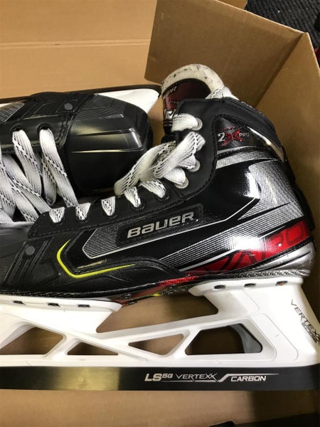 Senior Bauer Vapor 2x pro D&R (Regular) Size 8.5 Goalie Skates