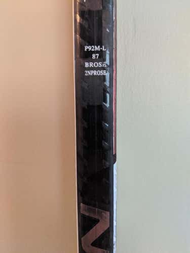 Bauer NEXUS 2N Pro Hockey Stick Lefty P92M 87 flex Senior D1 Pro Stock +2.0"