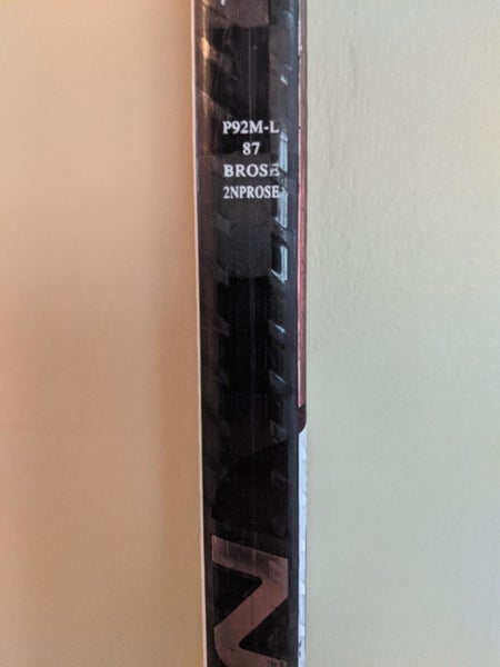 Bauer NEXUS 2N Pro Hockey Stick Lefty P92M 87 flex Senior D1 Pro Stock +2.0"