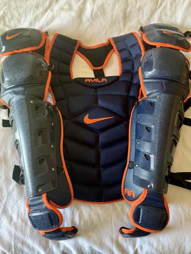 New Adult Nike Pro Catcher's Set Alex Avila Detrot Tigers 17" Shin/Chest