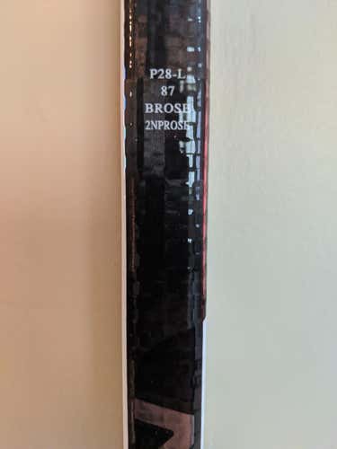 Bauer NEXUS 2N Pro Hockey Stick Lefty P28 87 flex Senior D1 Pro Stock +2.0"