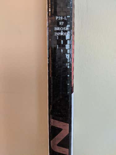 Bauer NEXUS 2N Pro Hockey Stick Lefty P28 87 flex Senior D1 Pro Stock +2.0"