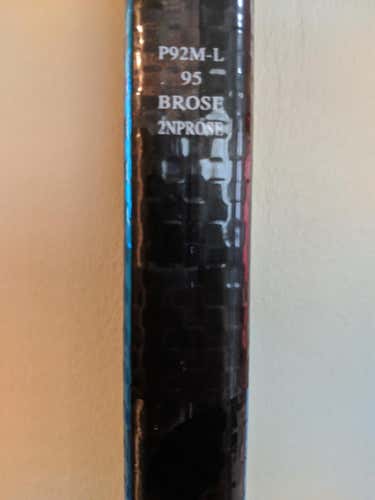 Bauer NEXUS 2N Pro Hockey Stick Lefty P92M 95 flex Senior D1 Pro Stock +4.0"