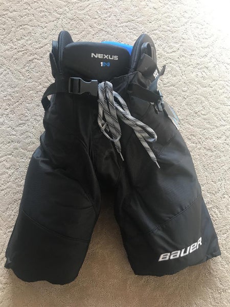 Black Junior Extra Large Bauer Nexus 1N Hockey Pants