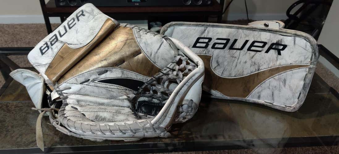 Used Senior Bauer XR10 Glove and Blocker