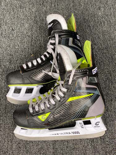 Senior Used Graf Ultra G9035 Hockey Skates D&R (Regular) Size 8