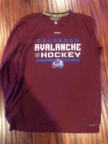 Colorado Avalanche Reebok Warm Up Shirt