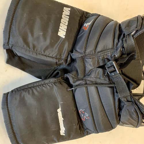 Black Junior Small Vaughn V7 Hockey Goalie Pants