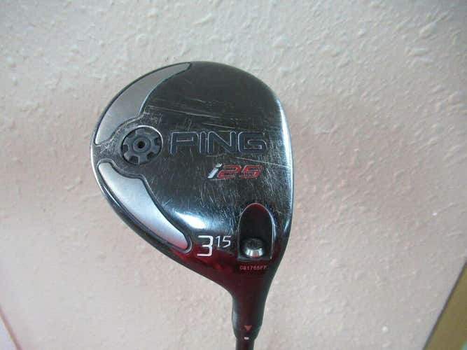 PING i25 # 3 FAIRWAY WOOD 15* FACTORY VTS GRAPHITE 70g STIFF FLEX NEW GRIP