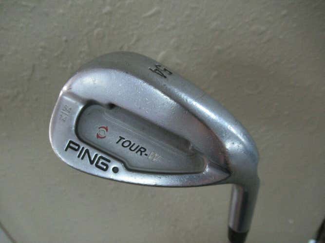 PING TOUR-W 54* GAP SAND WEDGE BLACK DOT FACTORY AWT STEEL STIFF FLEX NEW GRIP