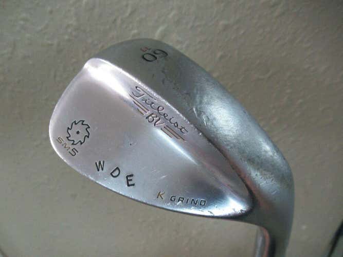 TITLEIST VOKEY SM5  K GRIND 60* LOB WEDGE 11* BOUNCE FACTORY STEEL NEW GRIP