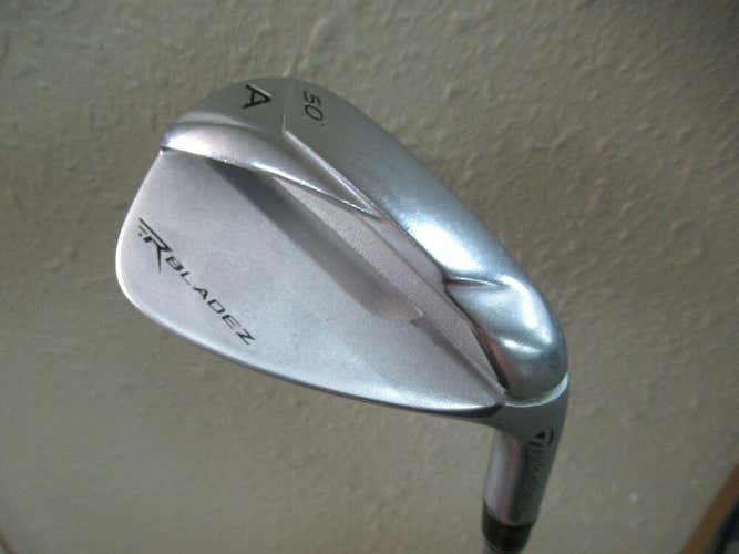 TAYLORMADE RBLADEZ 50* APPROACH WEDGE FACTORY ROCKETFUEL STEEL STIFF FLEX