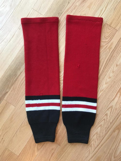 Red Senior 27” Hockey Socks