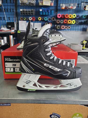 Senior Used CCM RibCor 70K Hockey Skates D&R (Regular) Size 7