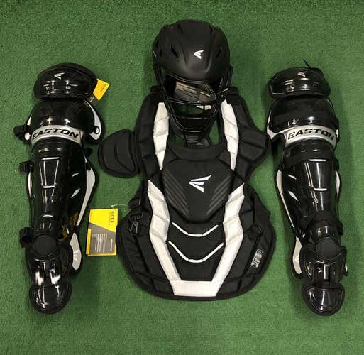 Easton Elite X Intermediate 13-15 Catchers Gear Set - Black  *No Trade*