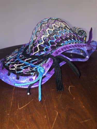 Brand New Galaxy Dyed Tactik 2.0 strung w/ Limited Edition Galaxy Throne Fiber 2