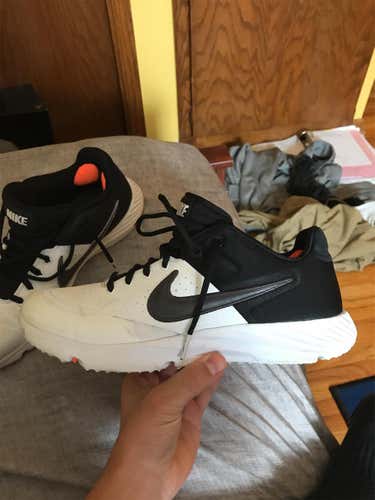 White Men's Turf Cleats Low Cut