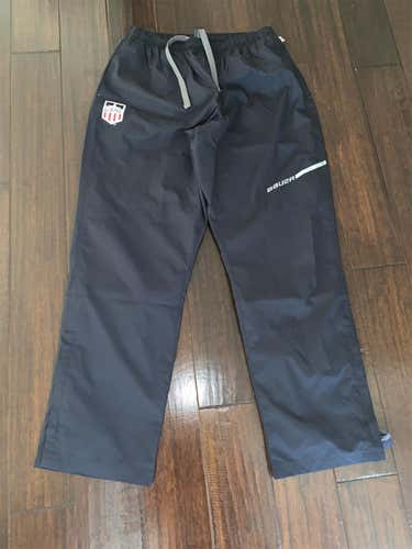 Black USHL Track Pants L