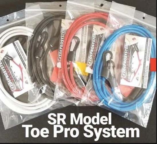 New Toe Pro System White Skate Tie Straps