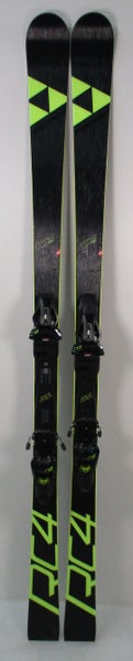 Used Fischer World Cup RC 175cm Race Skis With Fischer Z12 Bindings (SY71)
