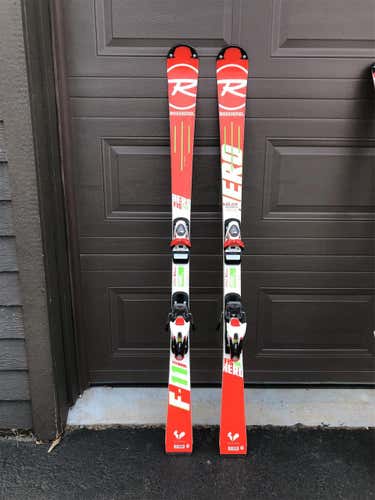 Used  Racing Hero FIS SL Pro 150cm With Bindings Max Din 10 Skis
