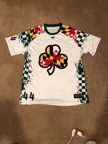 Shamrock (sponsored by Phillips seafood/fireball whiskey) - White Large ProAthletics Shirt
