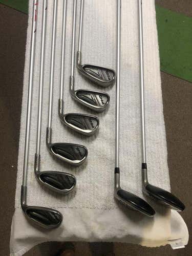 Used Men's Ping Right Handed Karsten Combo Iron Set Senior Flex Graphite Shaft