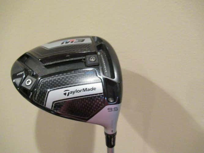 NICE TAYLORMADE M3 DRIVER 9.5 DEGREE TENSEI BLUE 60 STIFF FLEX HC INCLUDED